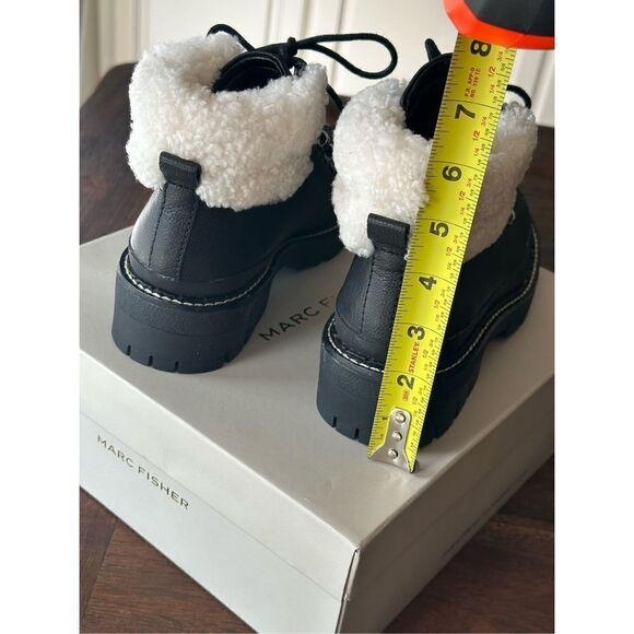 Marc Fisher LTD lace up Cade combat bootie - Picture 5 of 9